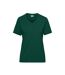 T-shirt Bio Workwear Femme Vert Foncé James And Nicholson-1