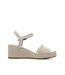 Sandales à talons beige femme tommy hilfiger wedgeee-2