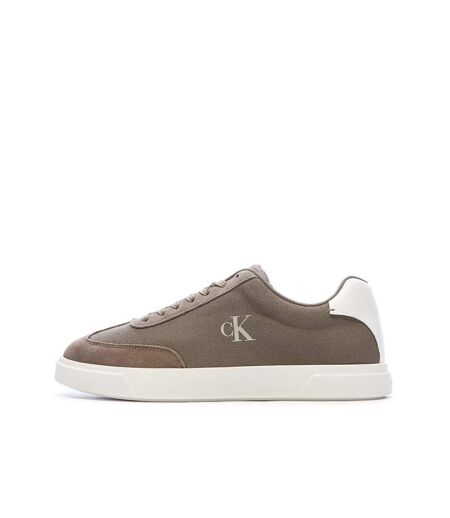 Baskets taupes homme calvin klein jeans low