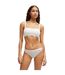 Womens/ladies Cotton Thong White Boss-4