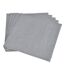 Lot de 20 Serviettes en Papier Vitamine 33x33cm Gris-1