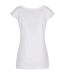 T-shirt Femme Blanc Build Your Brand-2