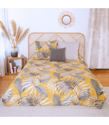 Parure de lit Adelanto - Microfibre 72 g/m² - 220 x 240 cm - Jaune