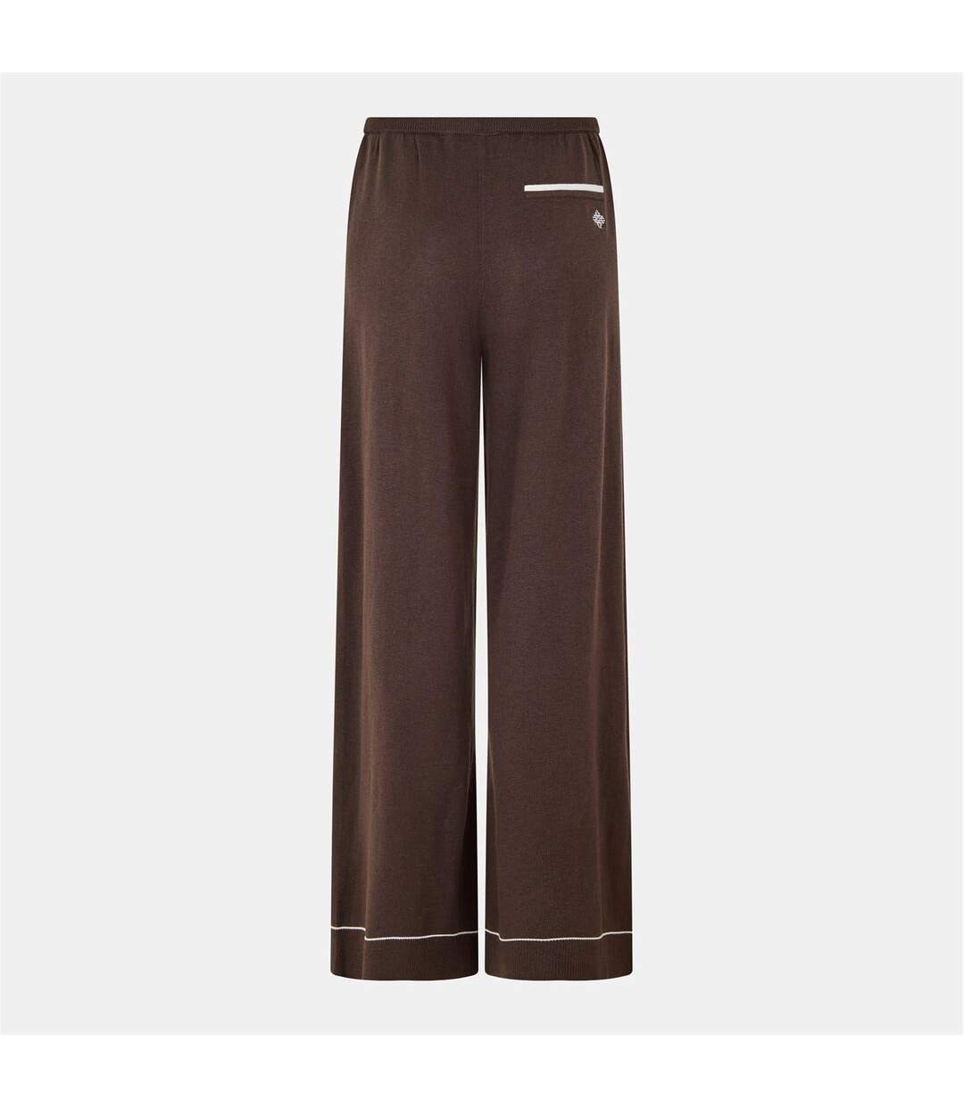 Womens/ladies Knitted Trousers Brown Couture-2