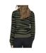 Pull noir/kaki zébré femme jdy lorraine-2