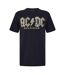 T-shirt Motif/style Imprimé Léopard Back In Black Femme Noir AC/DC-1