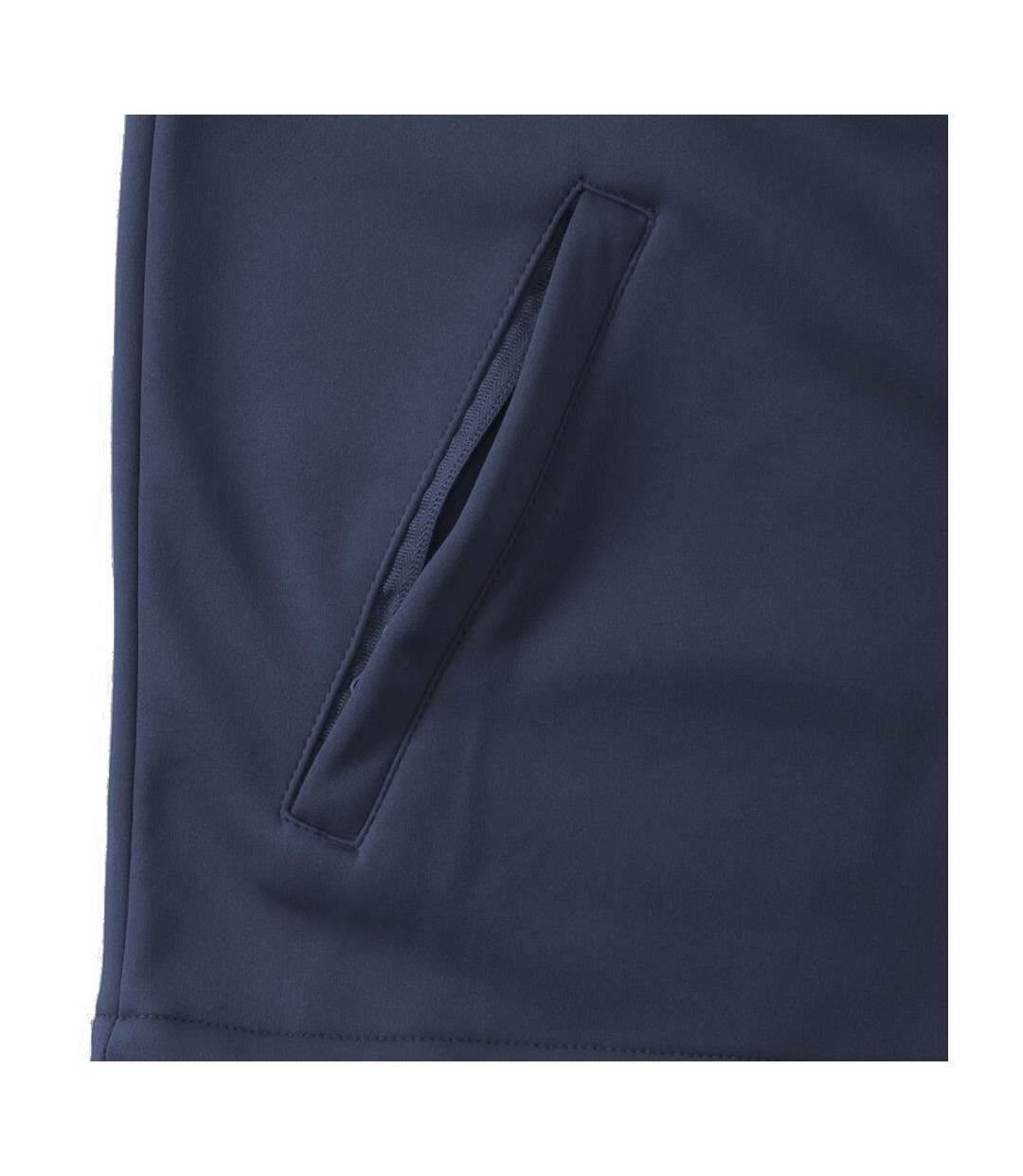 Veste Sans Manches En Softshell Homme Bleu Marine Russell-4