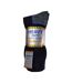 3 Pack Mens Heavy Duty Cotton Cushioned Work Boot Socks-2