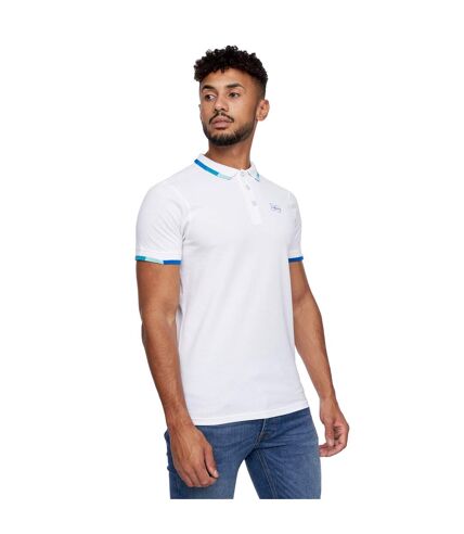 Polo chemfort homme blanc Crosshatch