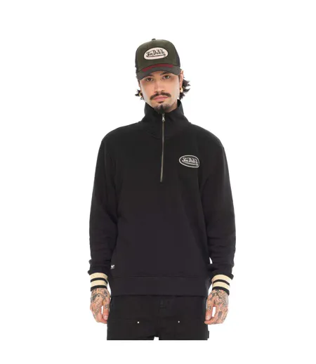 Sweat col montant en molleton avec écusson Alec Vondutch