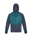 Mens cadford iv marl fleece jacket admiral blue/pacific green Regatta