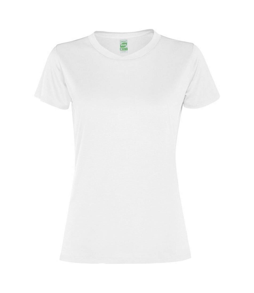 T-shirt slam femme blanc Roly-1