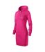 Robe À Capuche Snap Femme Rose Malfini-3