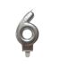 Bougie d'Anniversaire Chiffre 6 7cm Argent-1