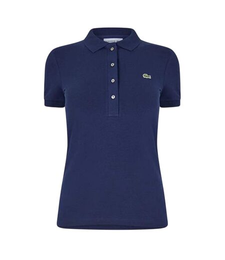 Polo Motif/style Logo Femme Bleu Marine Foncé Lacoste