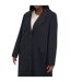 Dorothy Perkins Womens/Ladies Single-Breasted Curve Maxi Coat (Navy) - UTDP4384