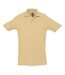 SOLS Mens Spring II Short Sleeve Heavyweight Polo Shirt (Sand) - UTPC320