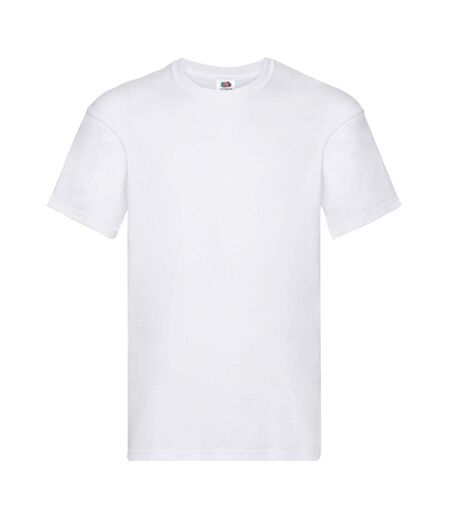 T-shirt manches courtes homme blanc Fruit of the Loom