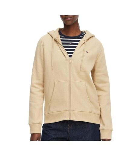 Sweat beige moyen femme tommy hilfiger tjw reg s flag