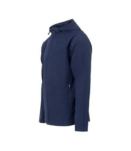 Unisex Adult Technical Full Zip Hoodie Navy Tombo