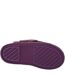 Womens/ladies lechlade suede sheepskin slippers purple Cotswold