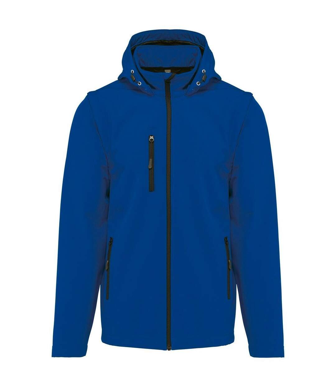 Veste softshell manches amovibles - Unisexe - K422 - bleu roi foncé