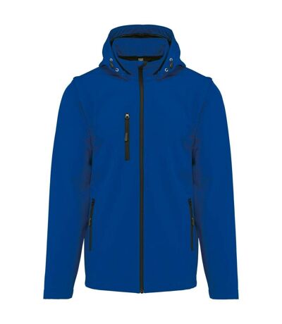 Veste softshell manches amovibles - Unisexe - K422 - bleu roi foncé