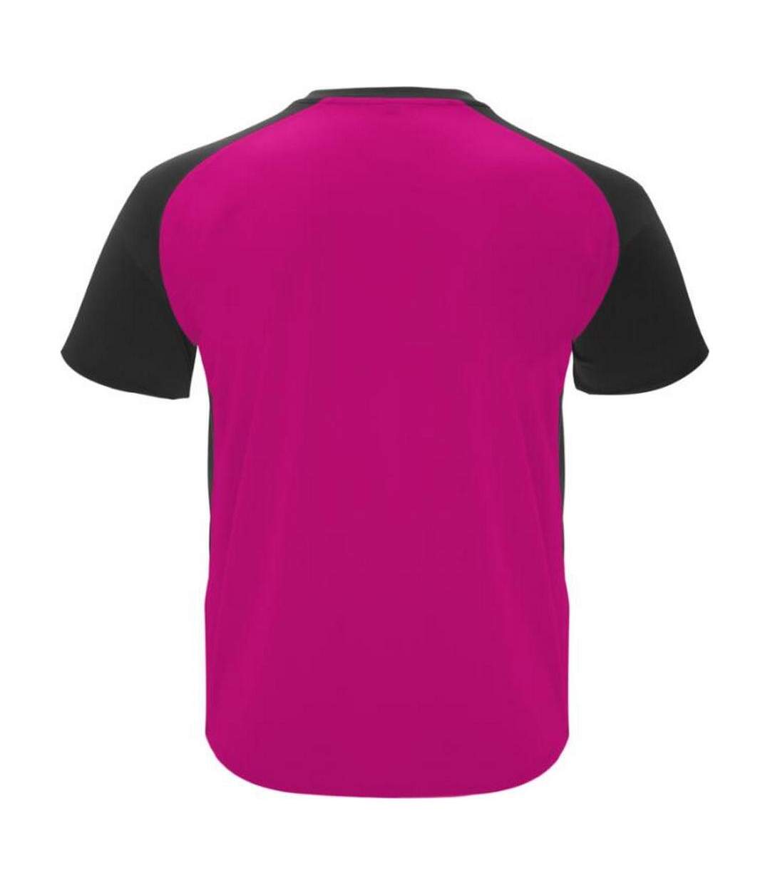 T-shirt Bugatti Adulte Fuchsia Noir Uni Roly-2