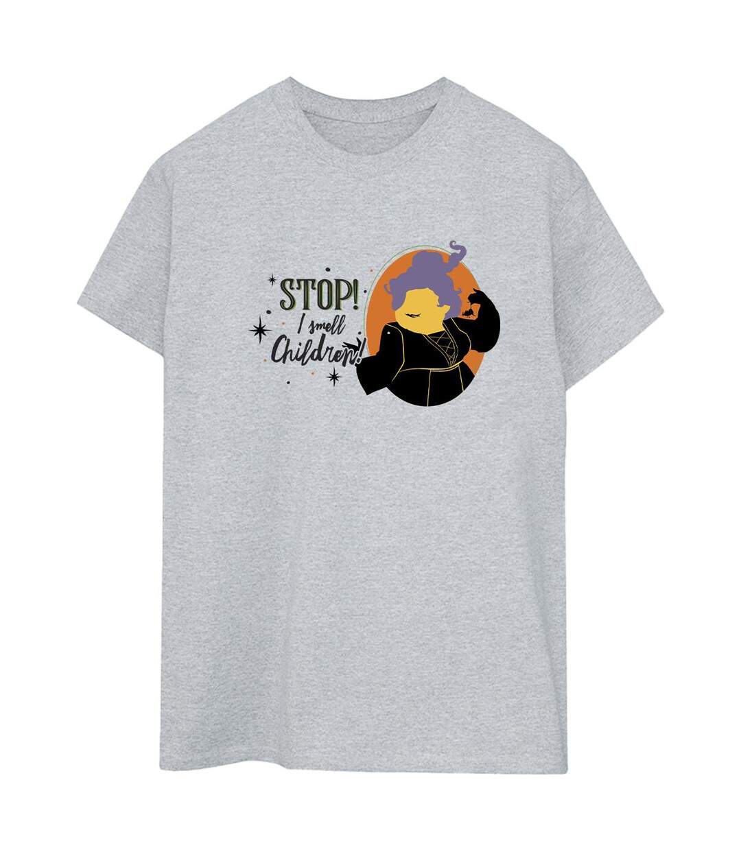 Disney - T-shirt HOCUS POCUS STOP MARY - Femme (Gris chiné) - UTBI20228-1