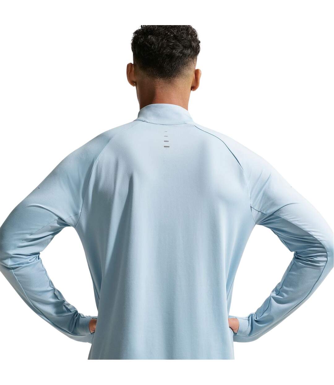 Mens Stride Running Top Blue Nike-3