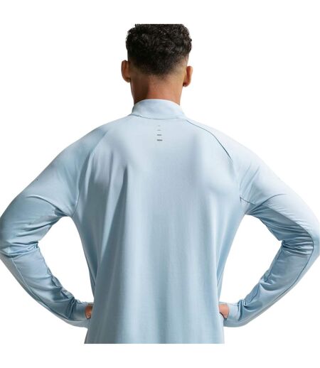 Mens Stride Running Top Blue Nike