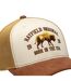 Casquette trucker avec filet souple en coton avec broderie Bison Hatfield-3