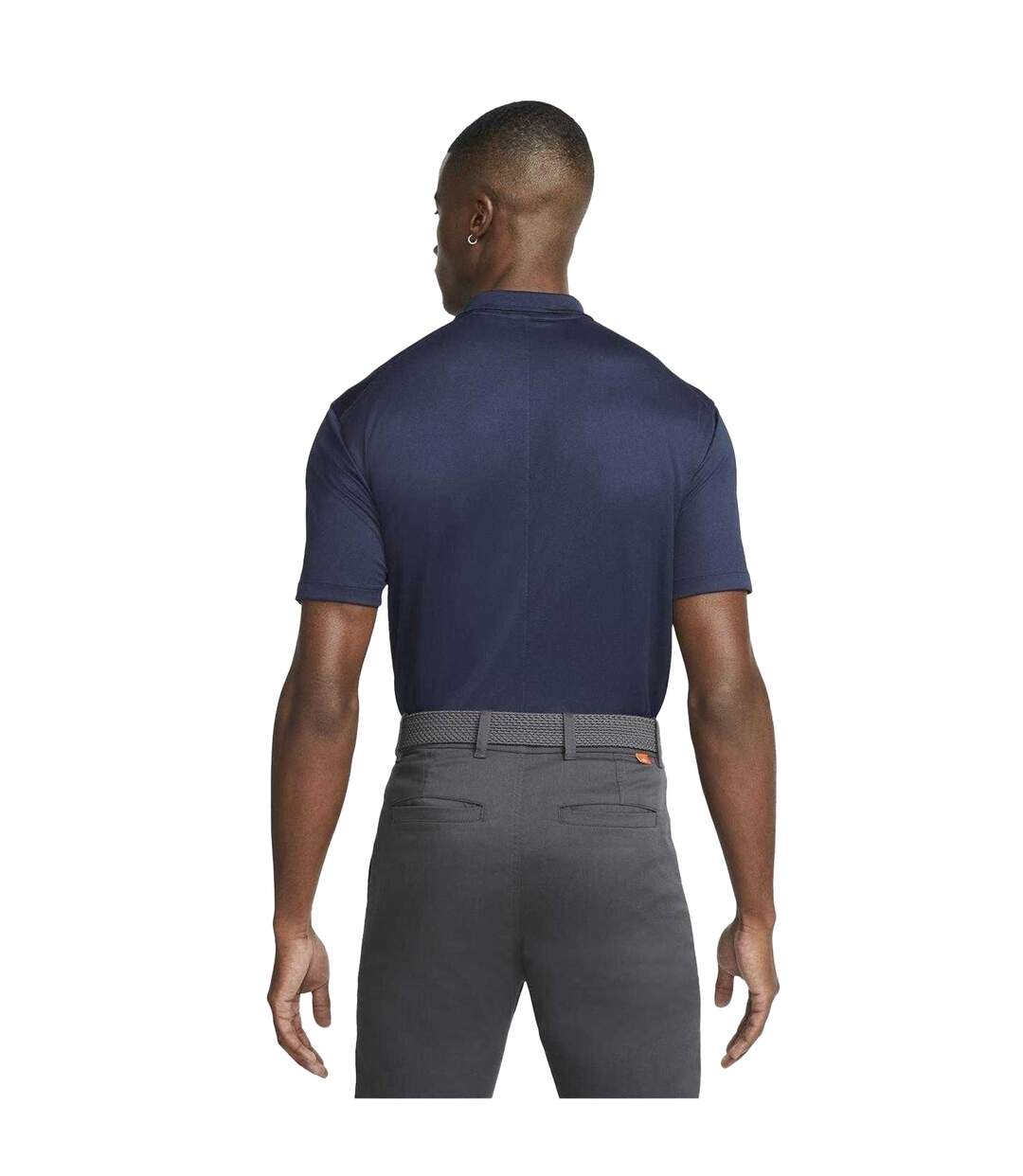 Polo Golf Victory Homme Bleu Marine Blanc Nike-3