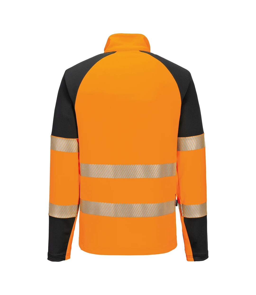 Mens Hi-vis Safety Sweatshirt Orange Black Portwest-2