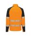 Mens Hi-vis Safety Sweatshirt Orange Black Portwest-2