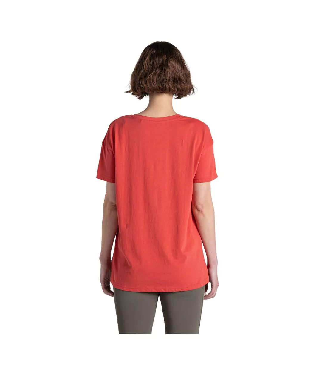 Womens/ladies Yago Mountain T-shirt Compote Red Craghoppers-3