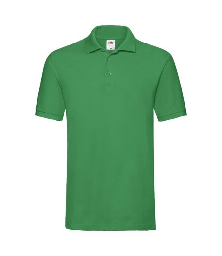 Fruit of the Loom Mens Premium Pique Polo Shirt (Kelly Green) - UTRW9846