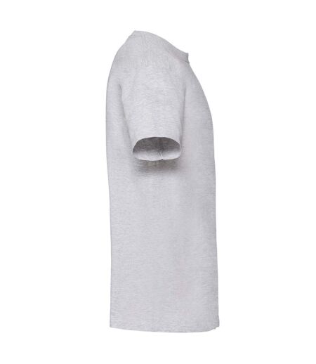 T-shirt Iconic Premium Homme Gris Chiné Fruit Of The Loom