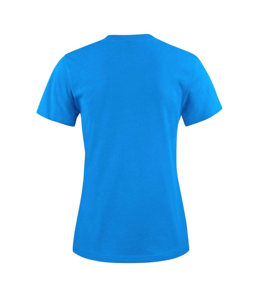 Womens/ladies Heavier Pro T-shirt Ocean Blue Printer-2