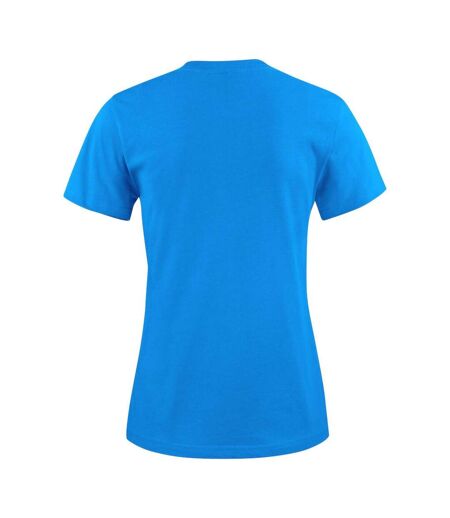 Womens/ladies Heavier Pro T-shirt Ocean Blue Printer
