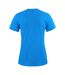 Womens/ladies Heavier Pro T-shirt Ocean Blue Printer-2