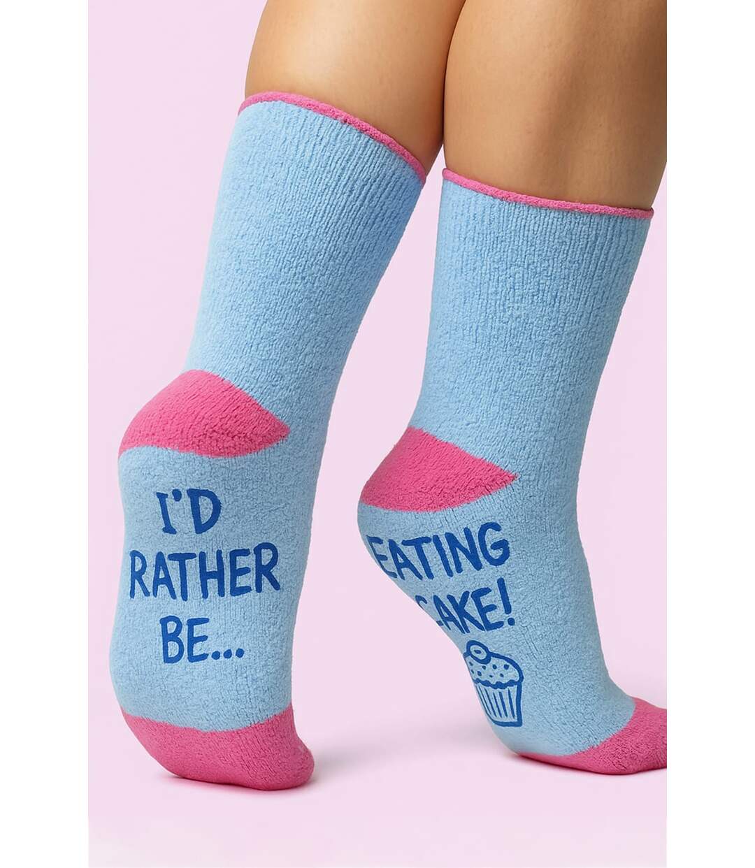 Lot de 4 paires de chaussettes antidérapantes fantaisie en forme-5