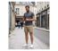 Short homme CHALLENGER 710095U001 beige : le bermuda 3 poches en pur coton pour l'été-5