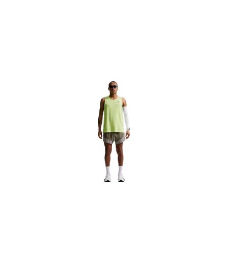 Short De Course Stride Homme Vert Militaire Turquoise Pastel Foncé Nike