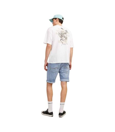 Mens Chris Original Denim Jean Shorts Blue Denim Jack And Jones