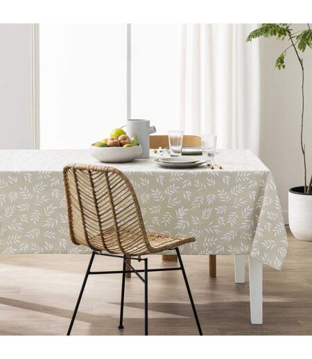 Nappe Antitache Imprimé Milova 145x240cm Naturel