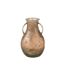Vase Design en Verre Puisa 32cm Marron-1