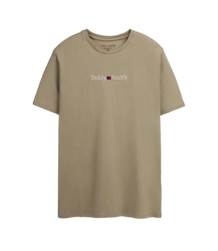 T-Shirt beige homme teddy smith jim