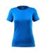 Womens/ladies Crossover Arras T-shirt Azure Blue Mascot-1