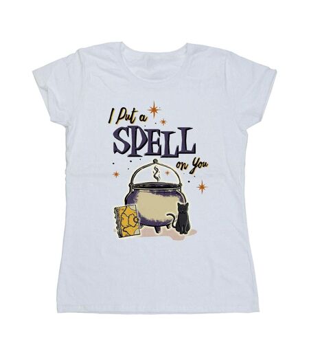 Disney - T-shirt HOCUS POCUS SPELL ON YOU - Femme (Blanc) - UTBI17761